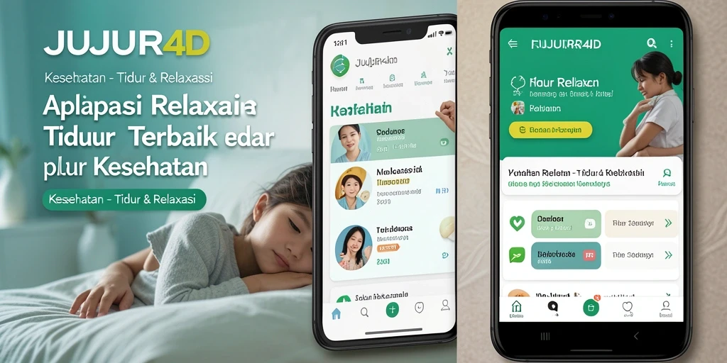 Antarmuka sederhana dan menarik dari JUJUR4D untuk tidur dan relaksasi.