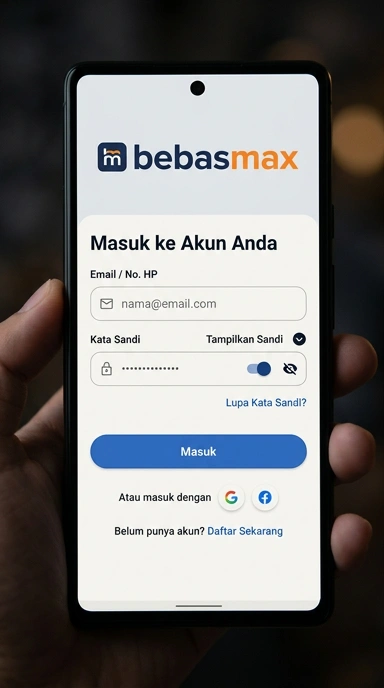 Masuk Akun bebasmax untuk Pengguna Android